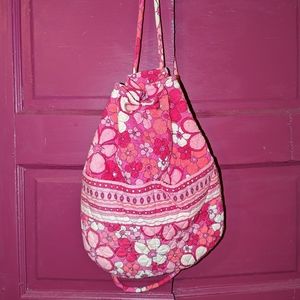 Vera Bradley backsack in petal power pink